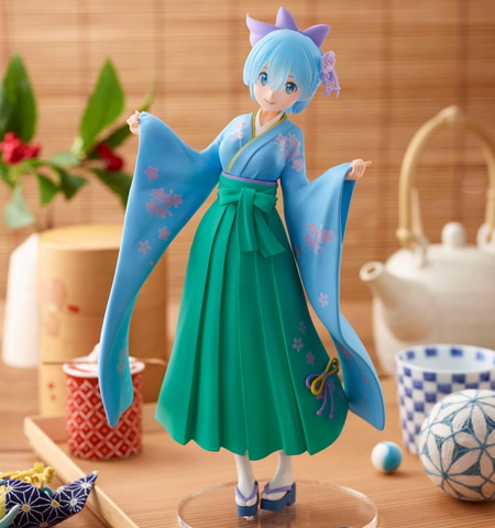 袴姿のレム・ラムフィギュアもラインナップ！ セガラッキーくじ