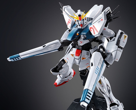 ガンプラ「MG 1/100 ガンダムF91 Ver.2.0［チタニウムフィニッシュ
