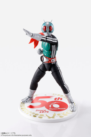 仮面ライダー新1号」、S.H.Figuarts（真骨彫製法）より仮面ライダー50