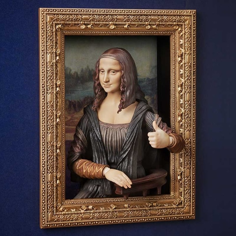 モナ・リザ」がフィギュア化！ “モナ・リザの微笑み”がいい笑顔に見え