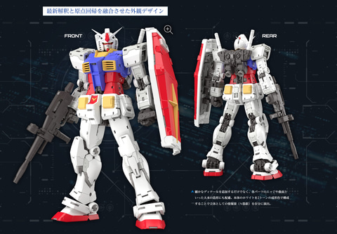 RG 1/144 RX-78-2 ガンダム Ver.2.0」が電撃発表！ - HOBBY Watch