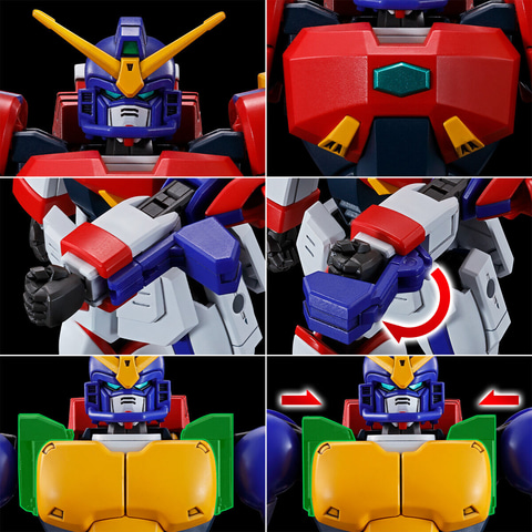 Gガンダム」のガンプラ「HG 1/144 ガンダムローズ」と「HG 1/144