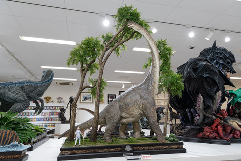 全高約1.2m超えのブラキオサウルスが君臨！ 「ジュラシック・パーク