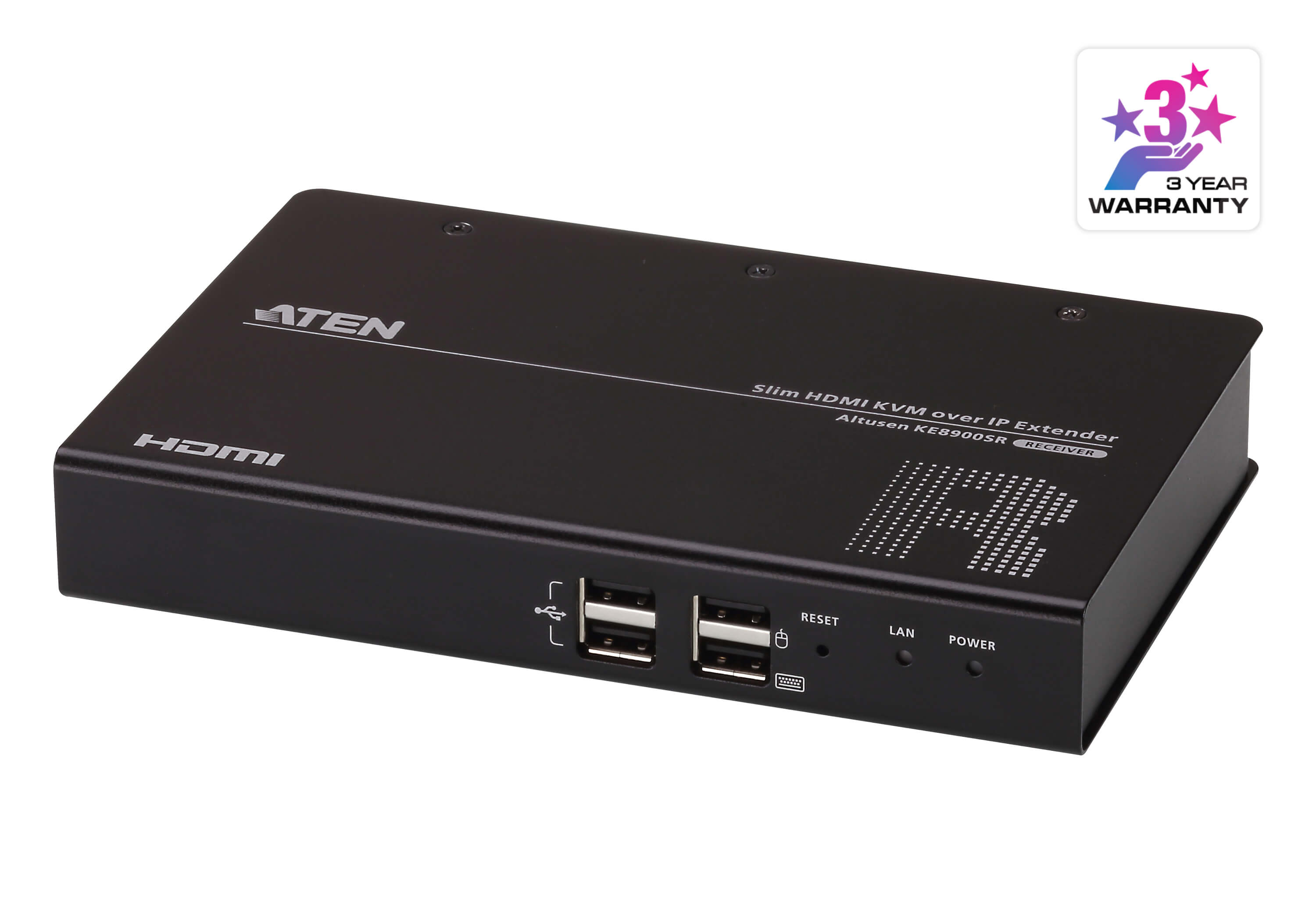 スリムタイプHDMI IP-KVMエクステンダー（レシーバー） - KE8900SR