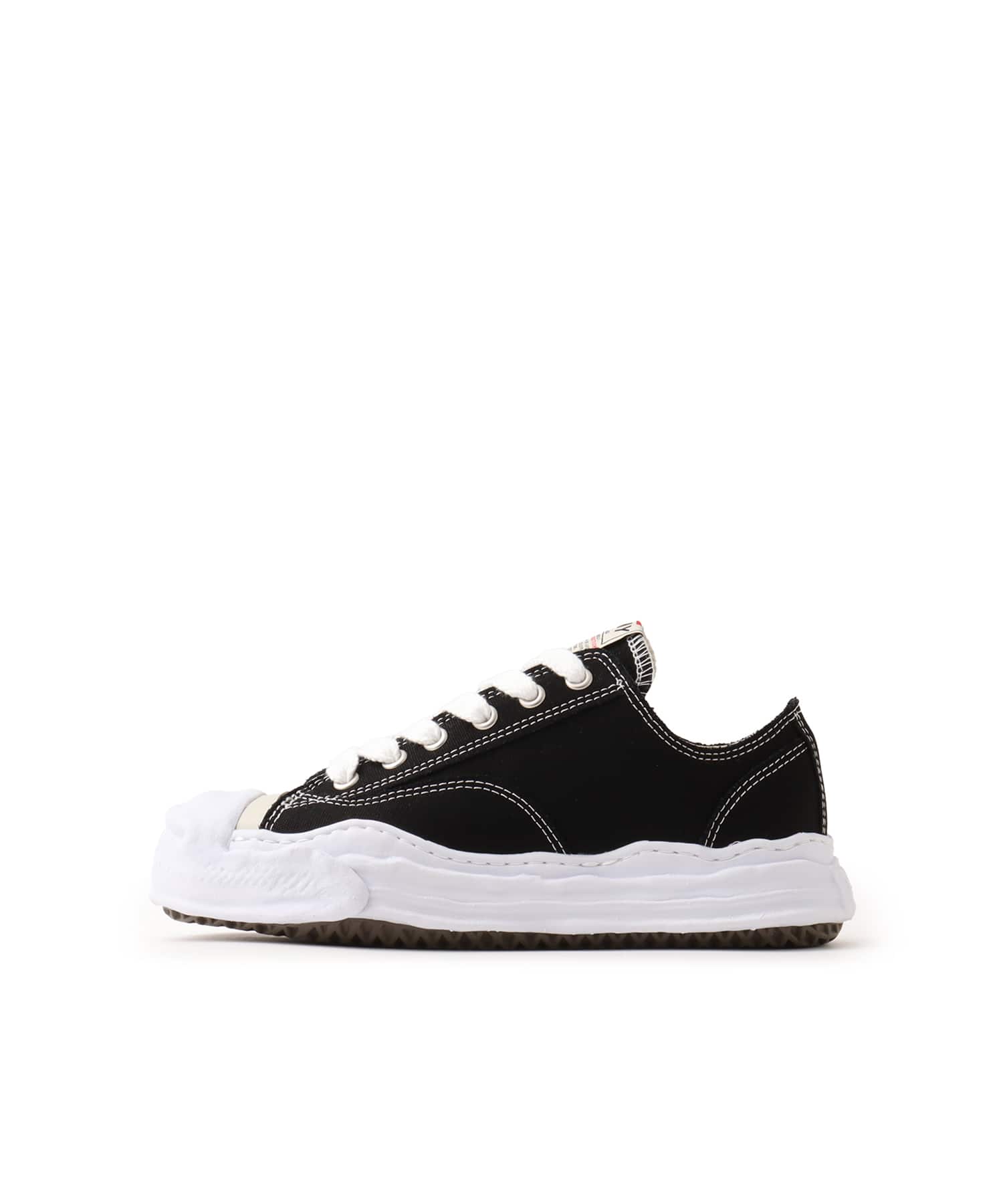 MAISON MIHARA YASUHIRO HANK CANVAS LOW BLACK（メゾンミハラヤスヒロ