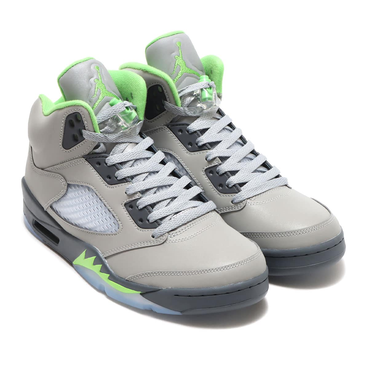 JORDAN BRAND AIR JORDAN 5 RETRO SILVER/GREEN BEAN-FLINT GREY 22SU