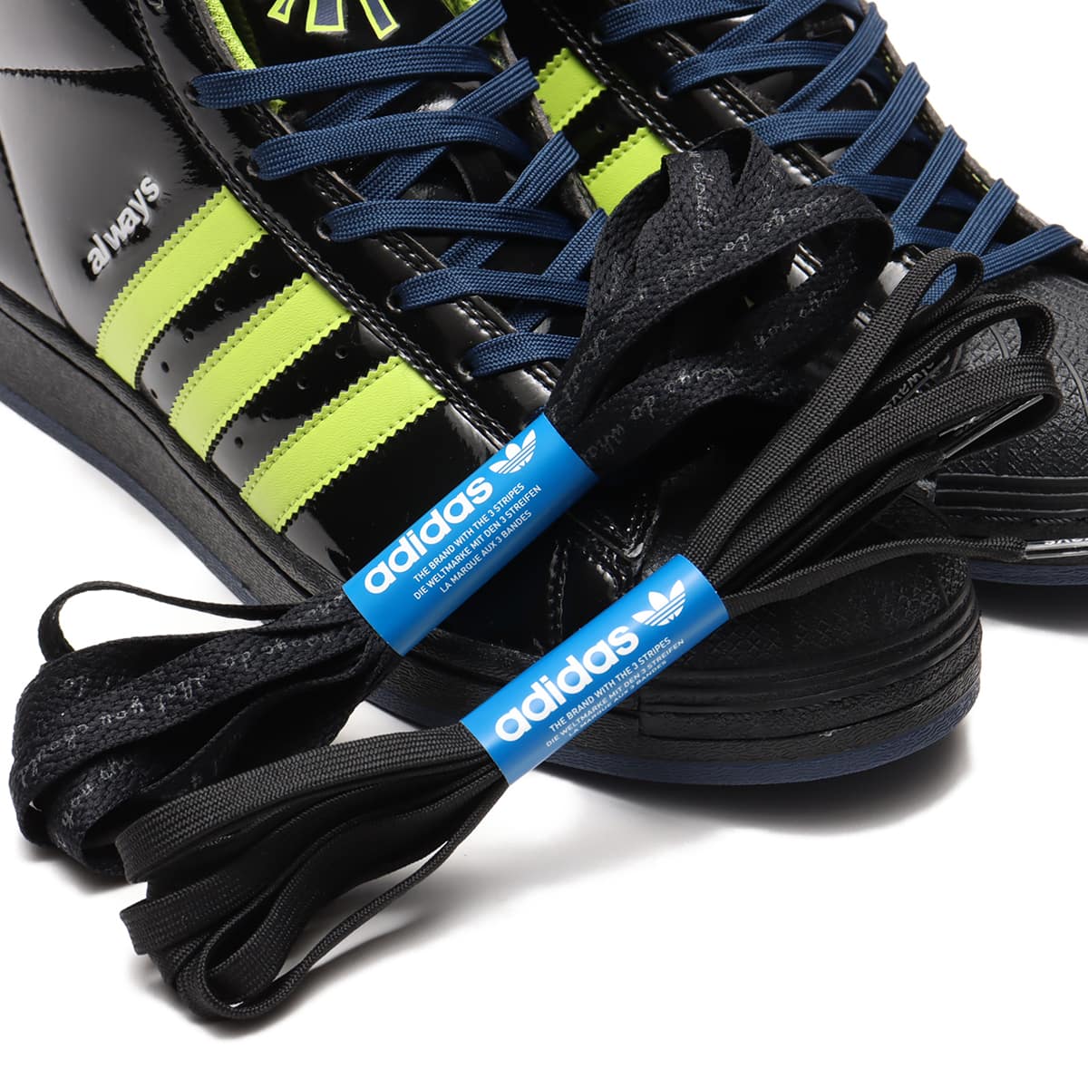 adidas PRO MODEL X ALWAYS CORE BLACK/SEMI SOLAR SLIME/COLLEGE NAVY