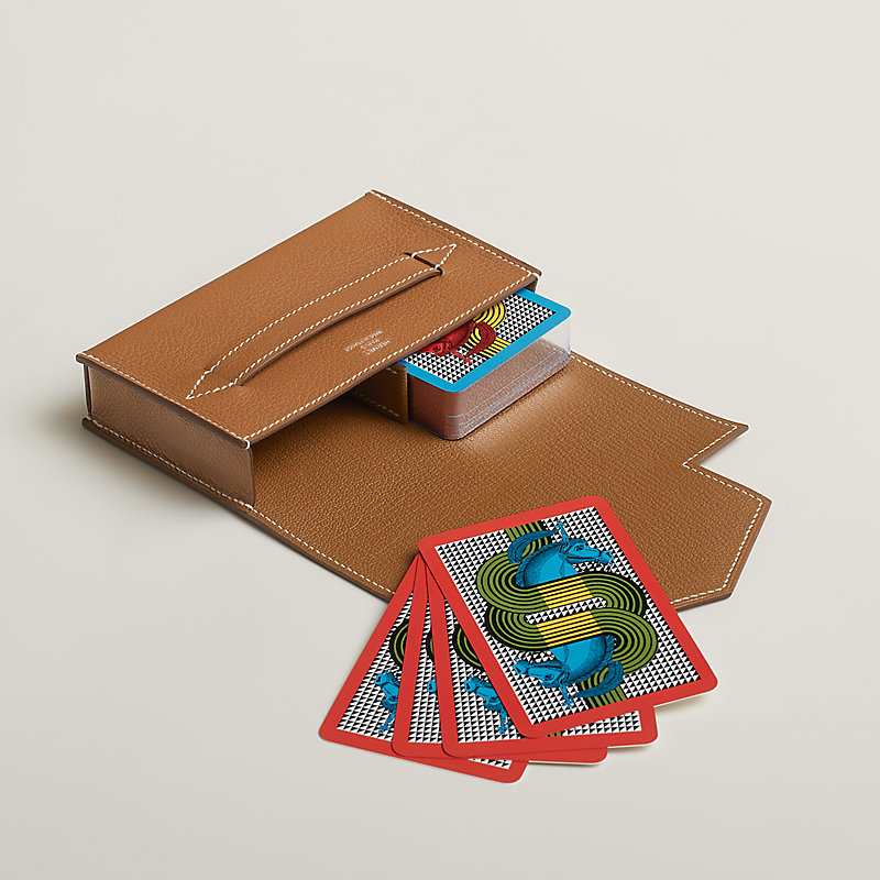 カードケース ブリッジ - マロン | Hermès - エルメス-公式サイト