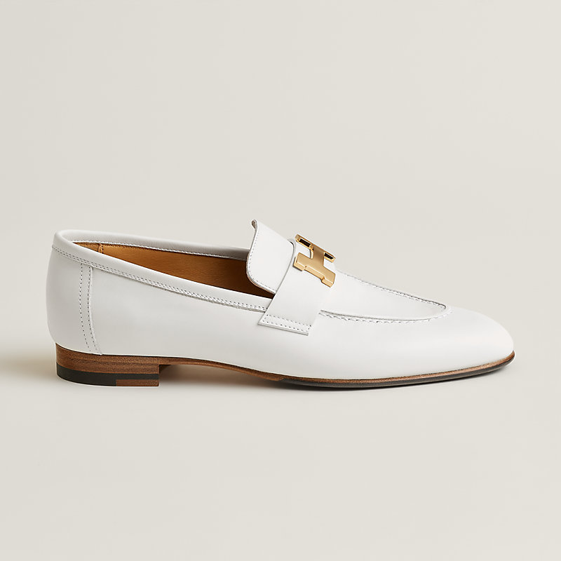 モカシン《パリ》 - ホワイト | Hermès - エルメス-公式サイト