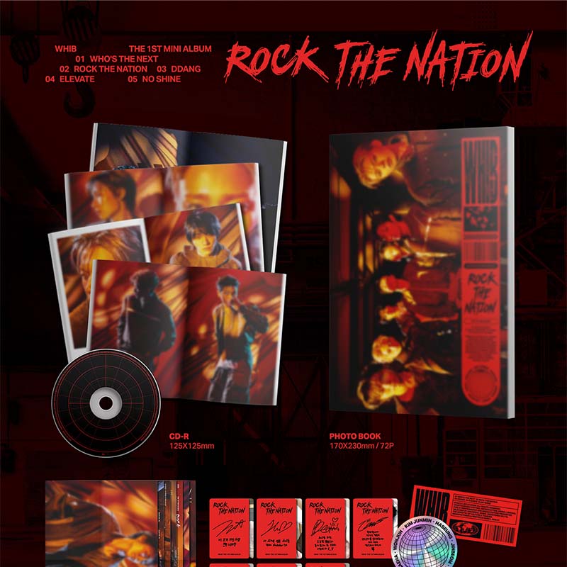 オンライン個別トーク会 参加権付き】WHIB The 1st Mini Album [ROCK