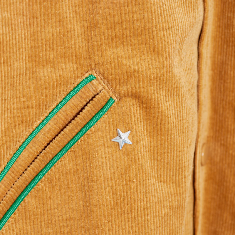 Corduroy Wappen Jacket (Caramel) - ZUTOMAYO MART