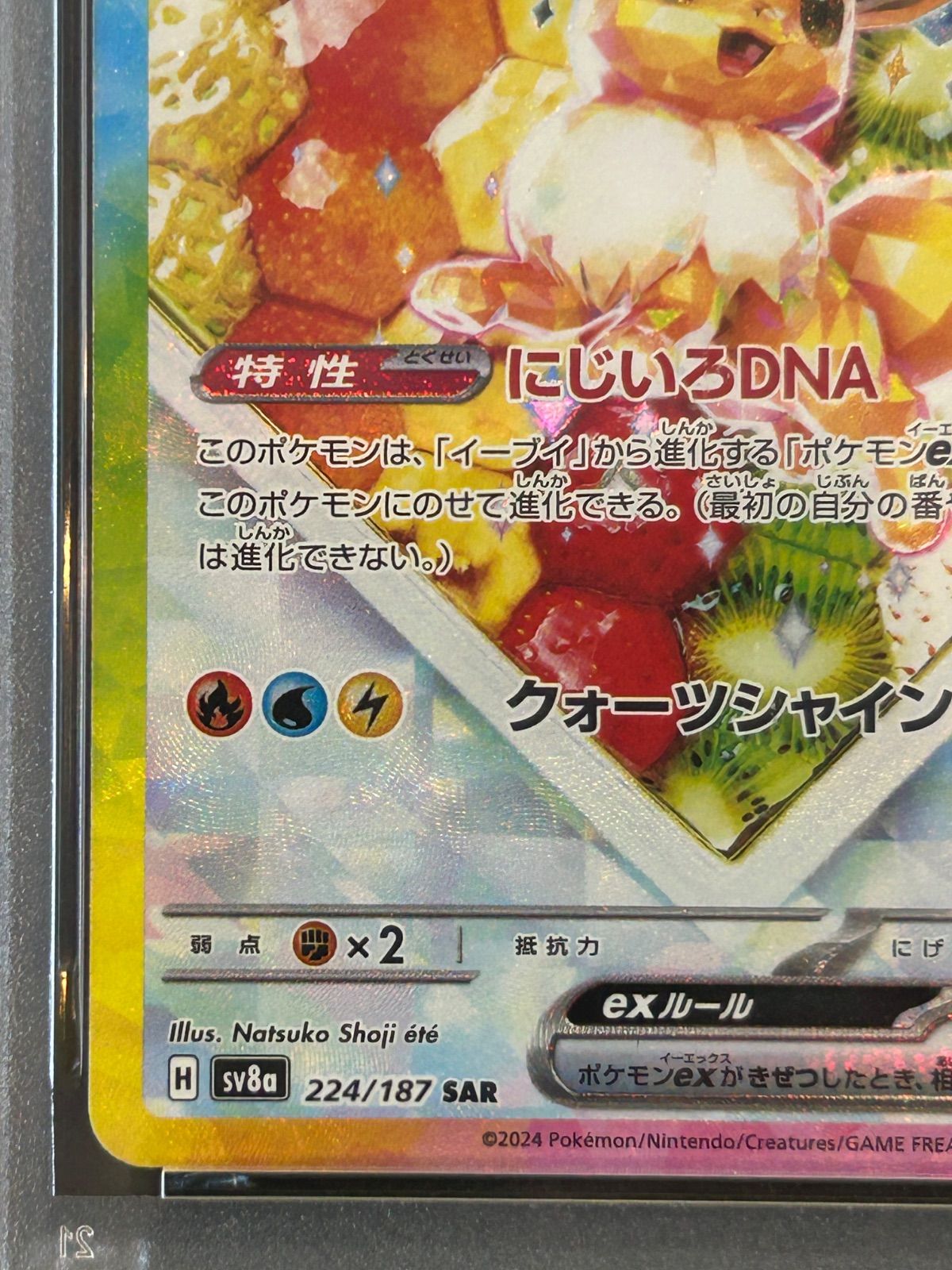 PSA10 イーブイex 224/187 SAR テラスタルフェスex - メルカリ