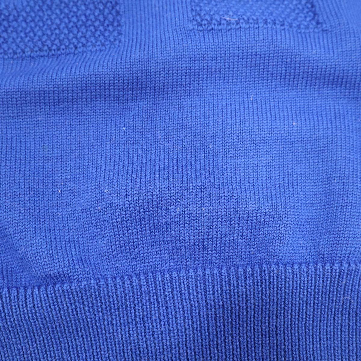 HERMES エルメス 青 セーター サイズXS ニット ウール100% レディース
