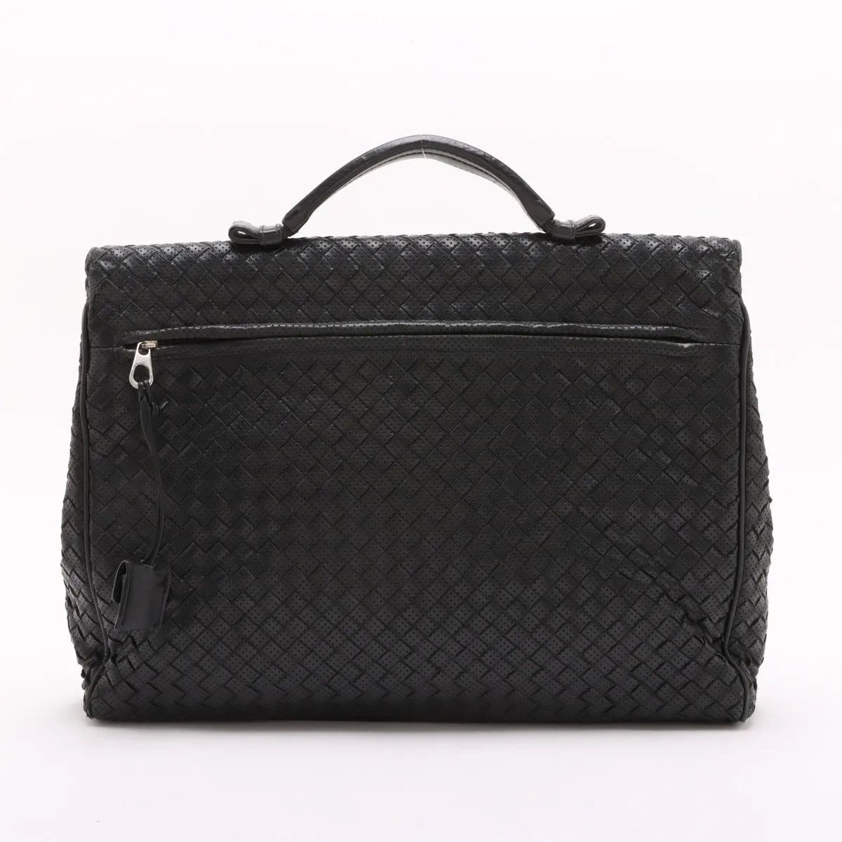 ボッテガヴェネタ ビジネスバッグ A4◎ イントレチャート 黒 BOTTEGA
