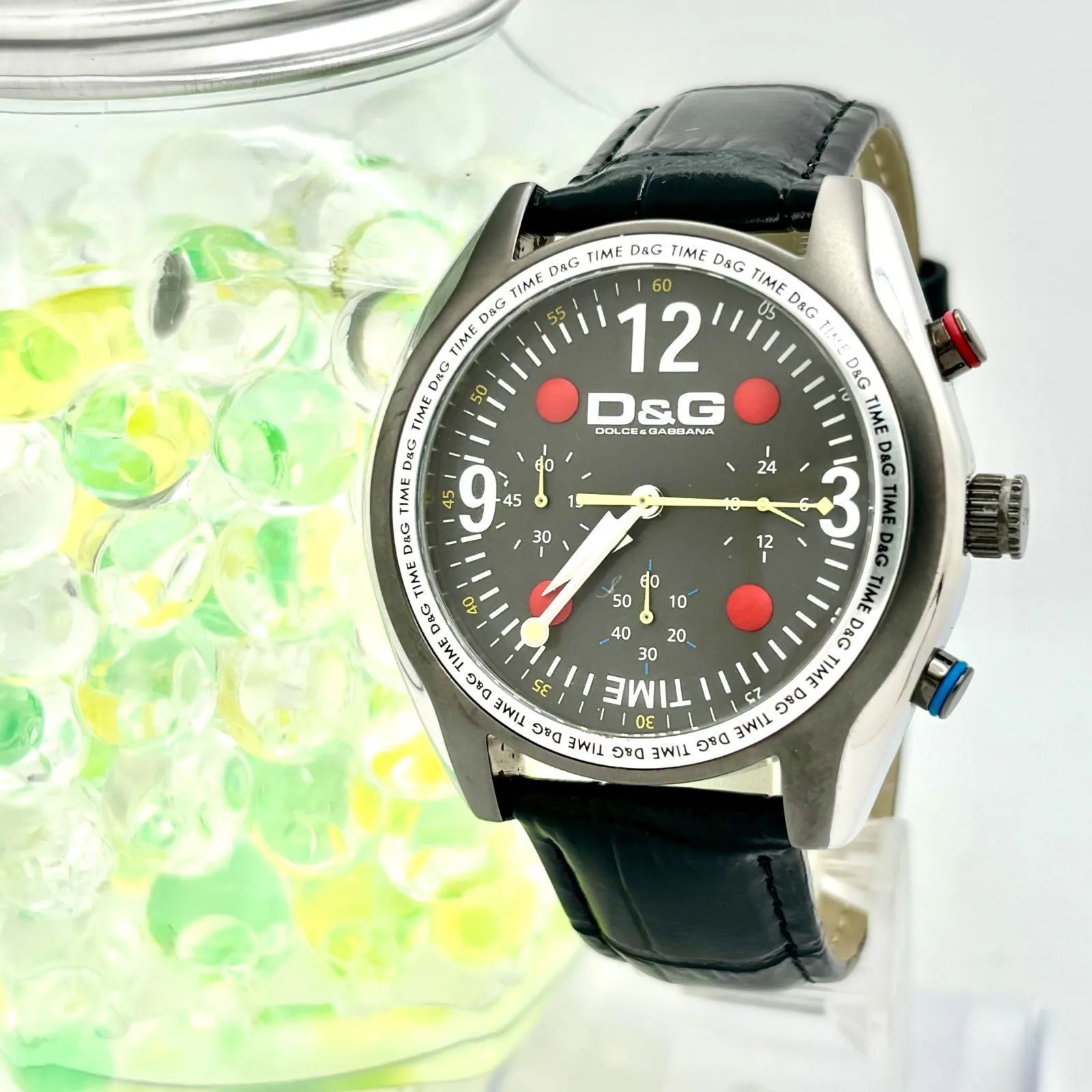 新品電池】D&G ドルチェ&ガッバーナ ドルガバ クロノグラフ メンズ