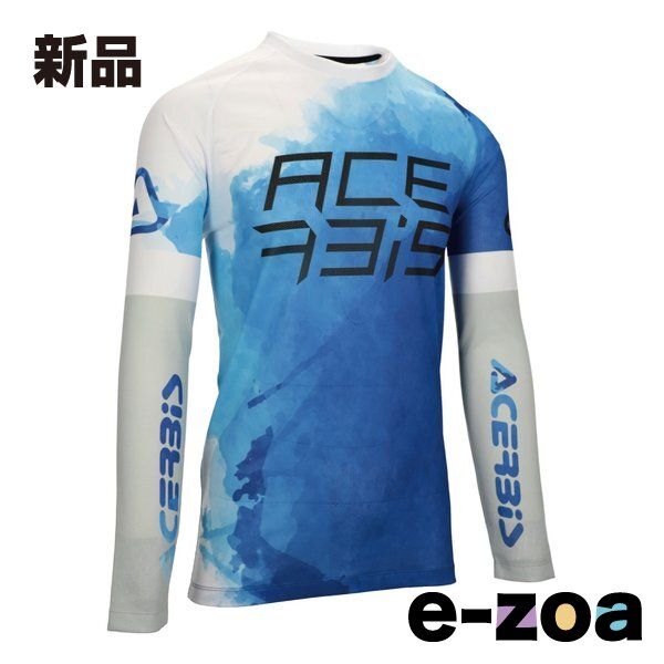 ACERBIS アチェルビス J-WINDY WATERMARKジャージ ブルー/ホワイト
