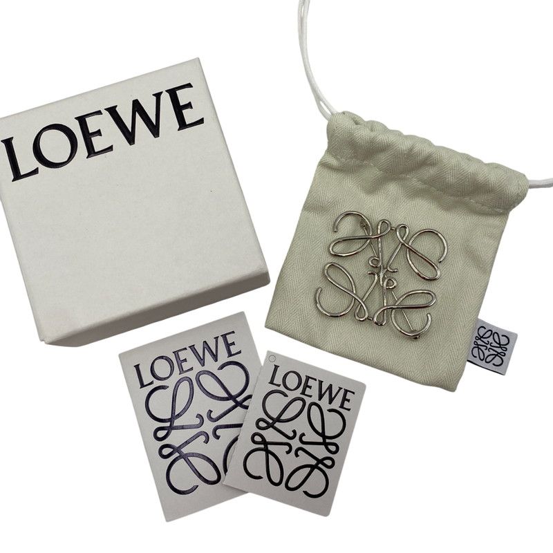 中古美品】LOEWE ロエベ LOEWE 111.25.020 ANAGRAM BROOCH アナグラム
