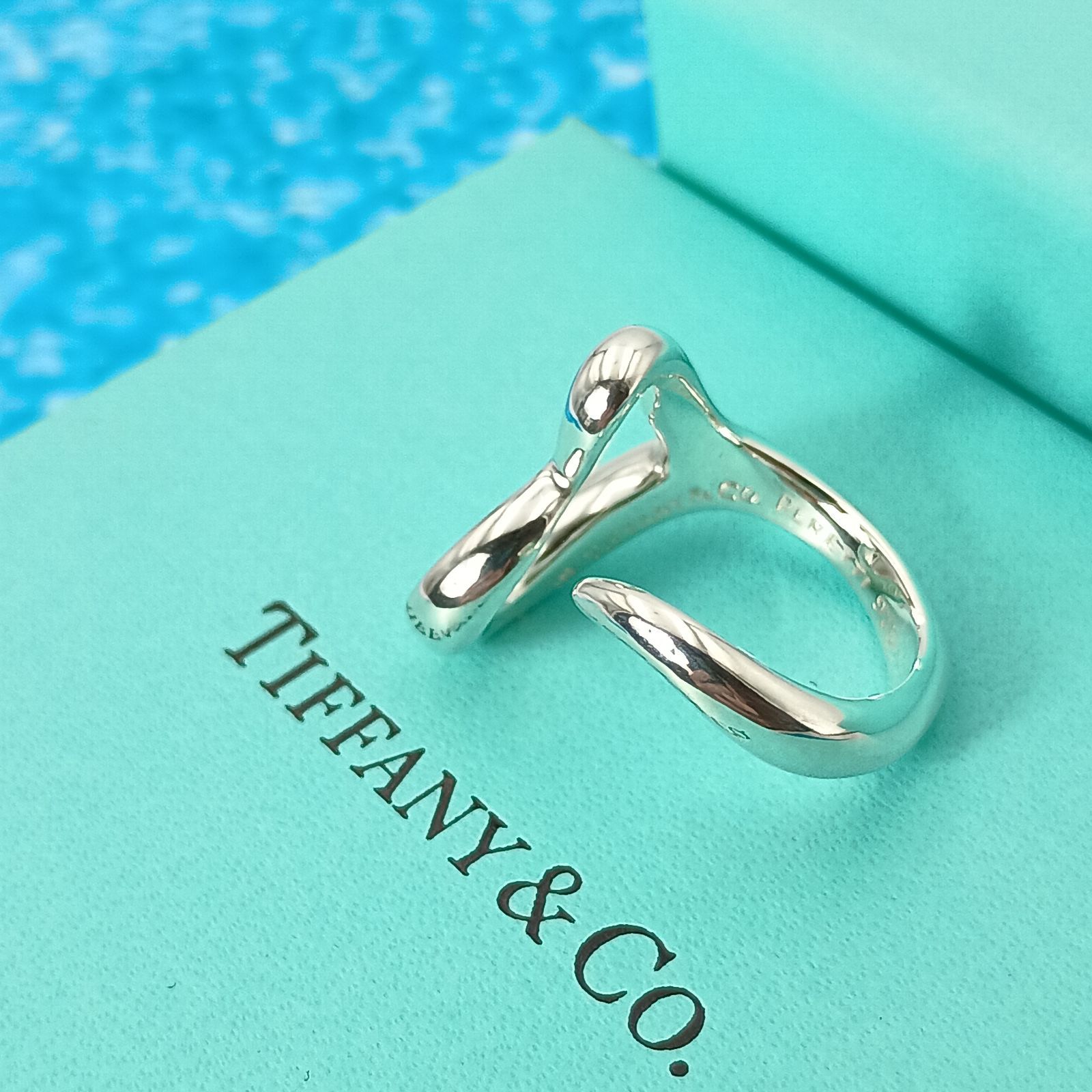 TIFFANY&Co. ティファニー 12号 オープンハート リング 指輪