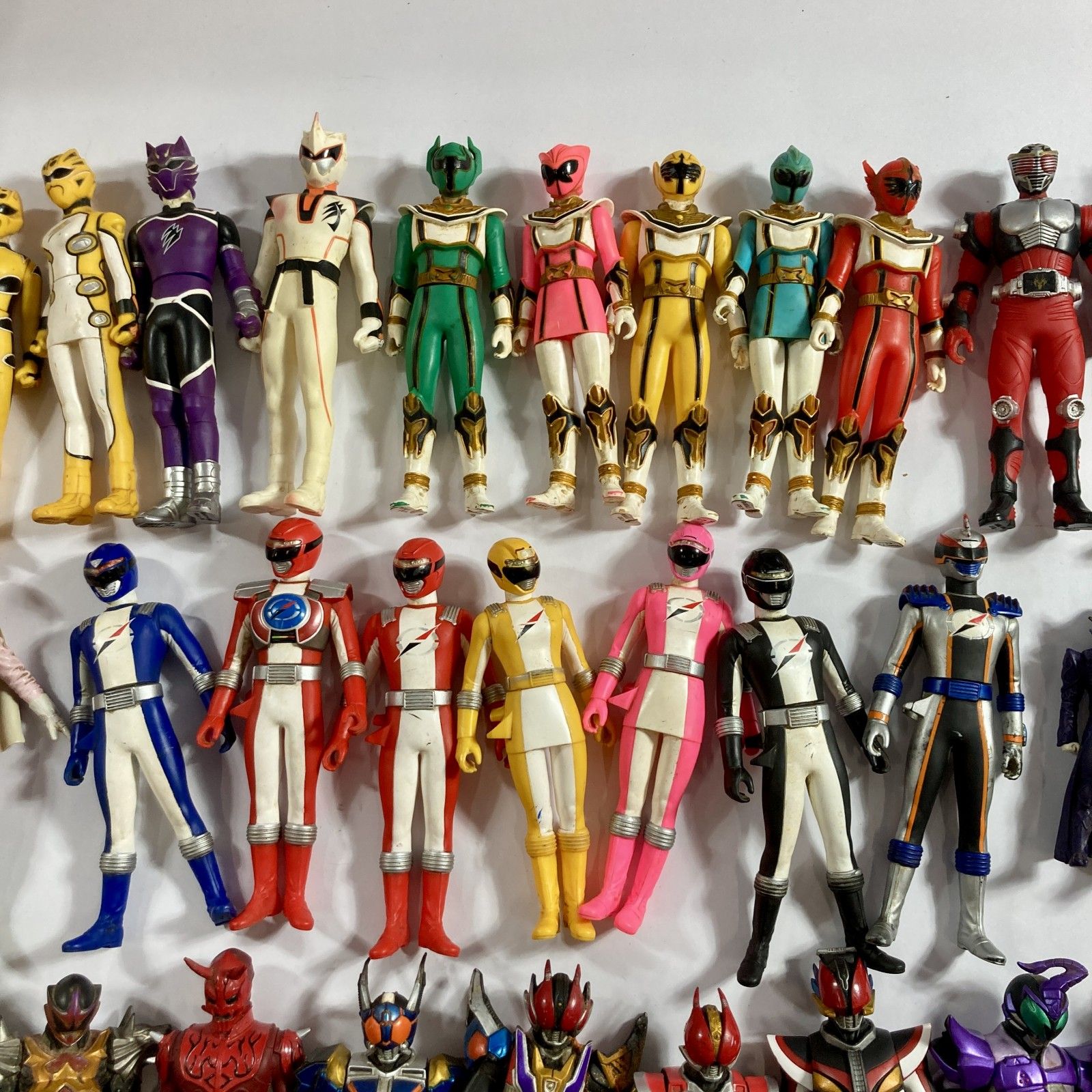 ☆ 希少 戦隊ヒーローシリーズ ソフビ 約46点 まとめ 秘密戦隊