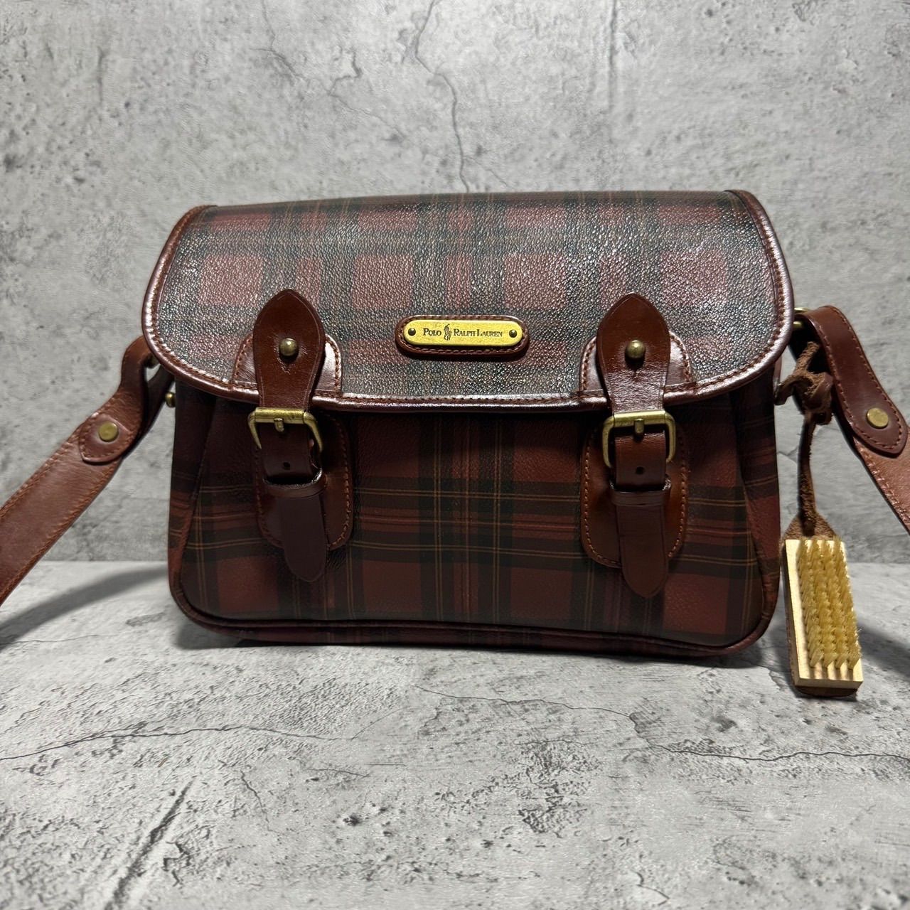 極美品 POLO RALPH LAUREN ラルフローレン メッセンジャーバッグ