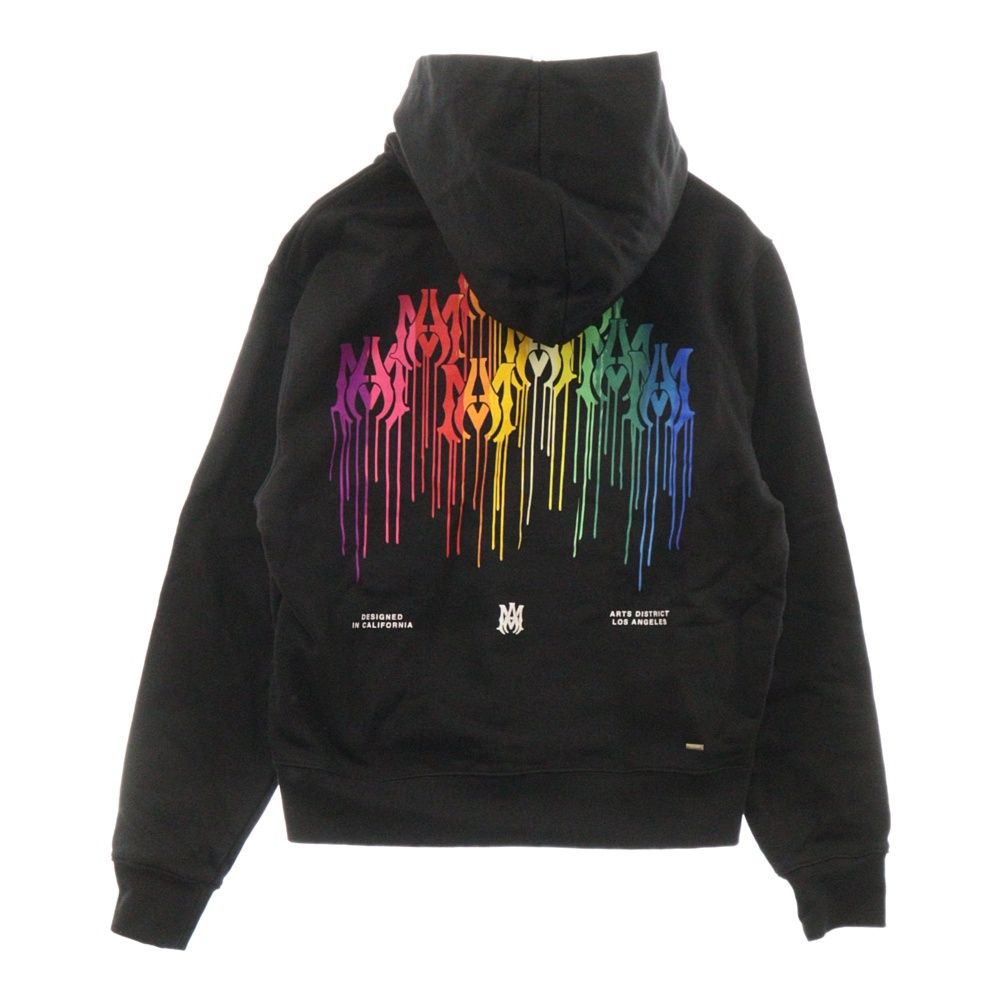 AMIRI (アミリ) Paint Drip Hoodie ロゴペイントドリップ プルオーバー