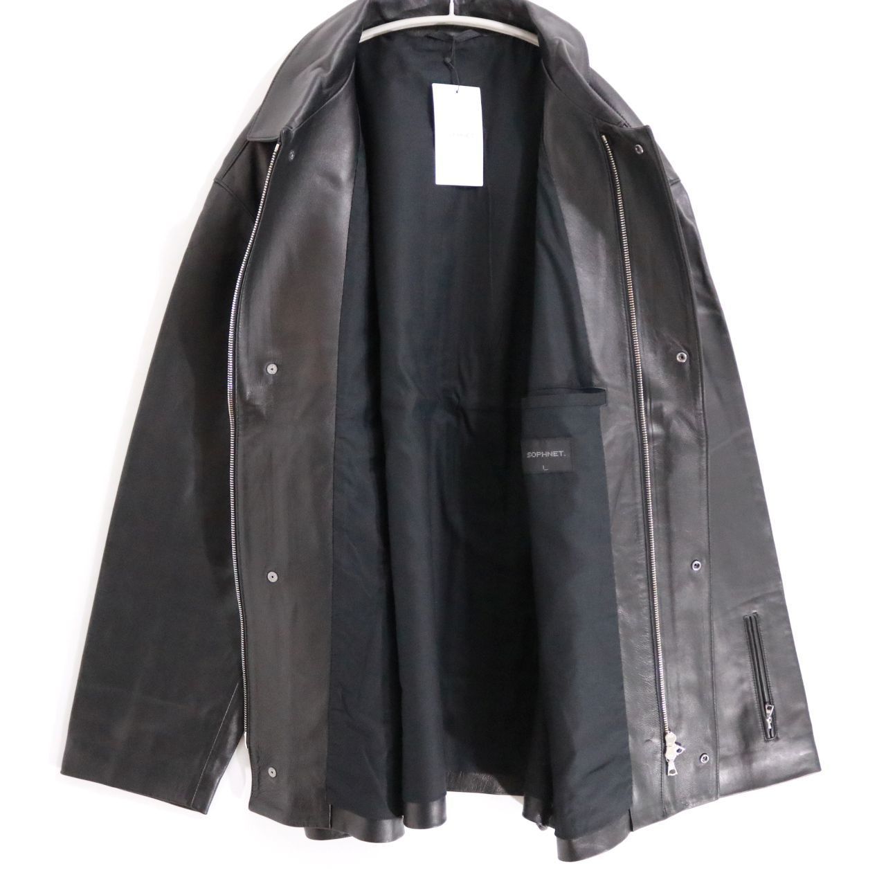 新品】SOPHNET. ソフネット L メンズ レザージャケット 24AW LEATHER