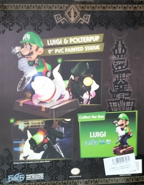 ルイージマンション3 ルイージ 9インチ PVCスタチュー コレクター