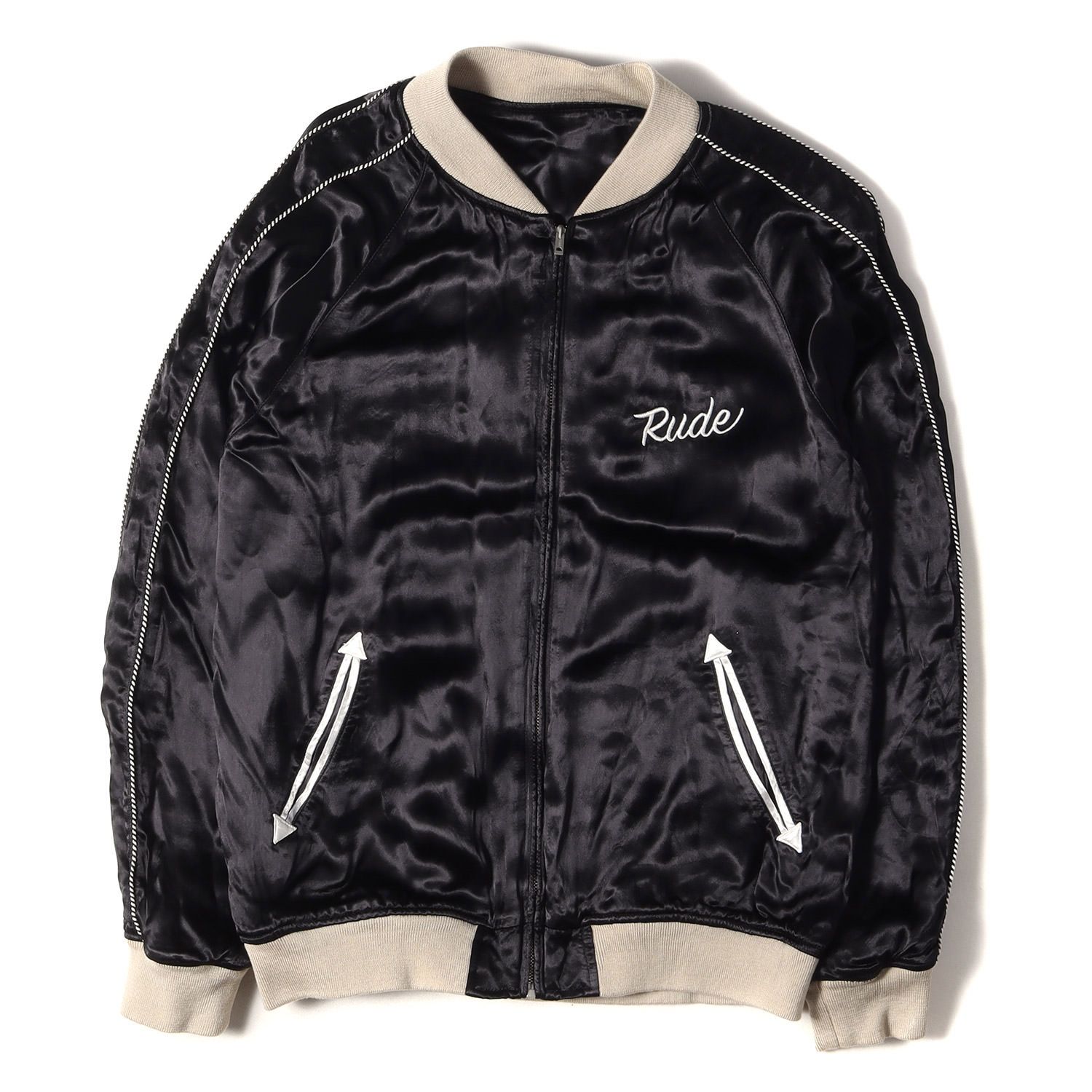 新品 RUDE GALLERY ルードギャラリー RAMONES 40周年記念 サテン