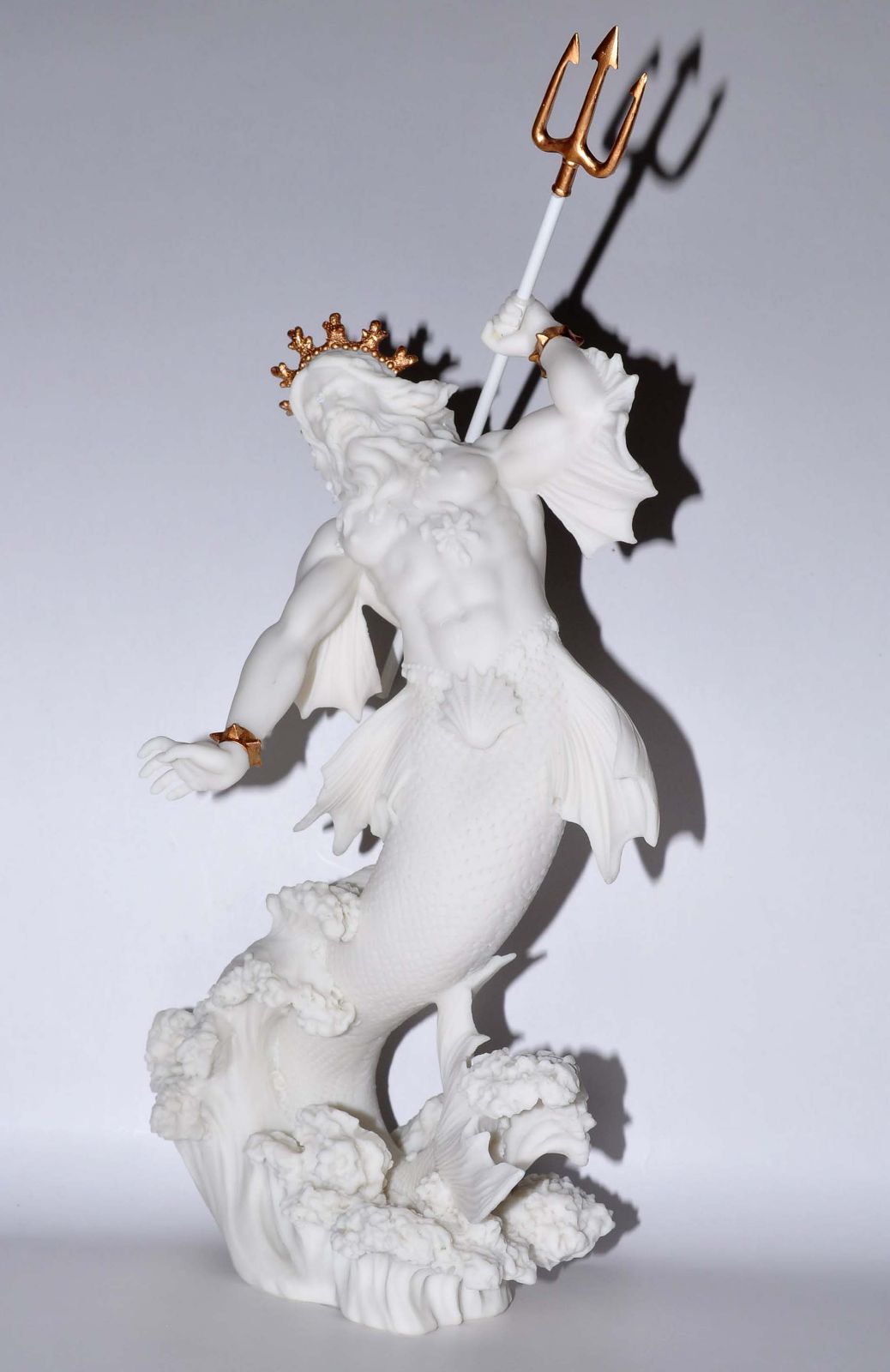 ネプチューン（ポセイドン）の像 高さ:60 cm ネプチューン（ポセイドン