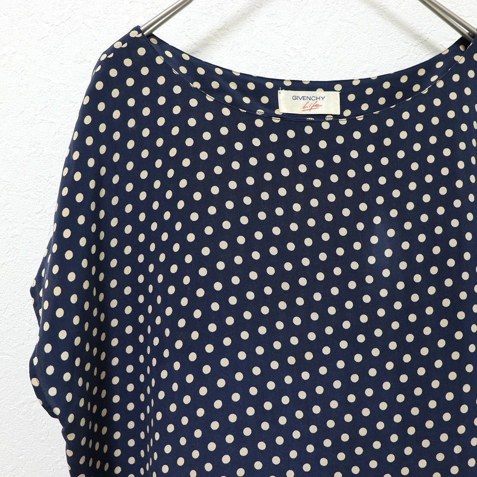ジバンシイ GIVENCHY Life ヴィンテージ シルク シャツ ブラウス