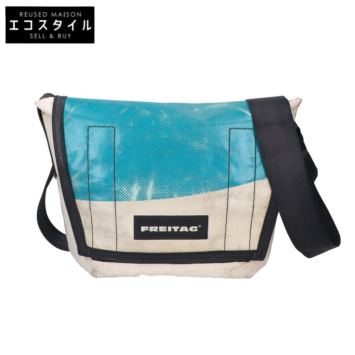 FREITAG メッセンジャーバッグ 緑/白 small FREITAG メッセンジャー