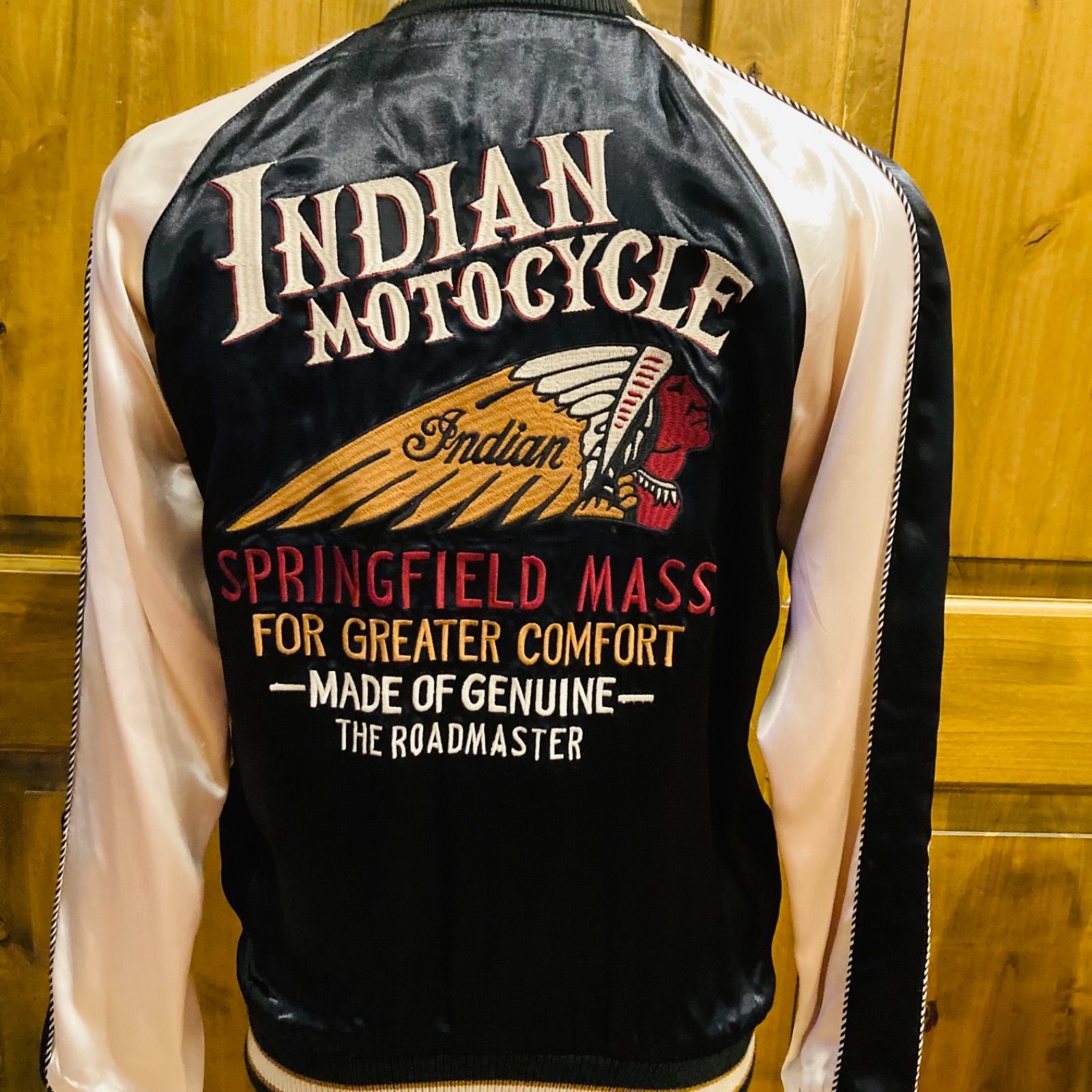 インディアンモーターサイクル スカジャン リバーシブル M - メルカリ