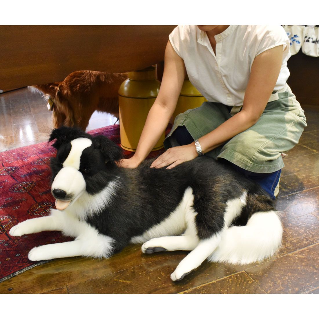 HANSA ボーダーコリー118 76(cm) 4564 ぬいぐるみ ハンサ コリー犬