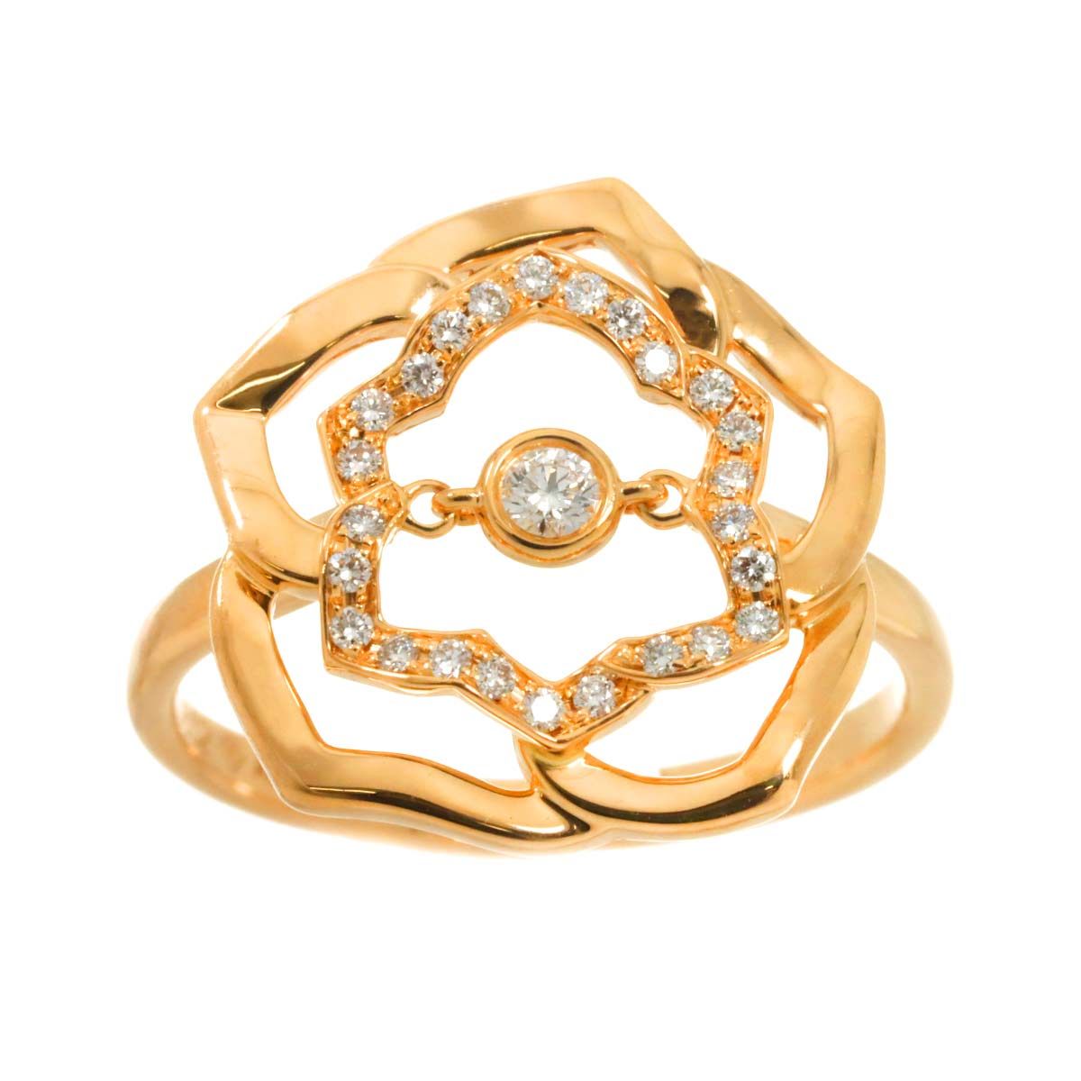 ピアジェ PIAGET ローズ #49 リング ダイヤ K18 PG ピンクゴールド 750