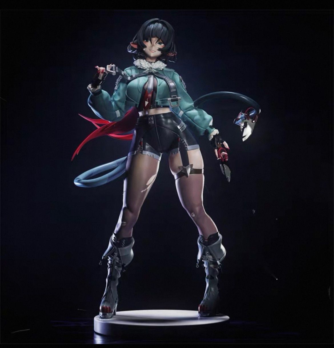 1/4 ガレージキット フィギュア 未塗装 ゼンゼロ ジェーン・ドゥ 44cm