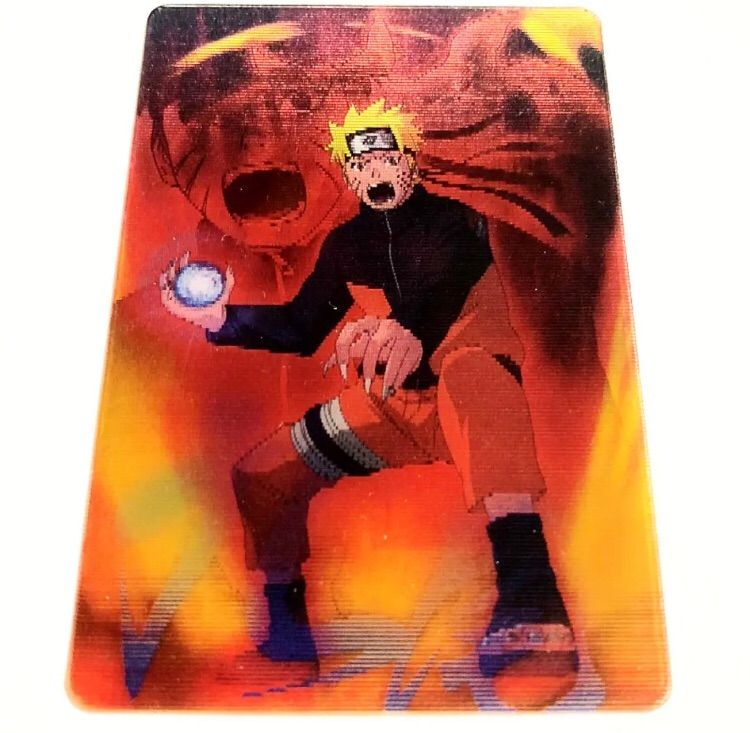 NARUTO うずまきナルト 九尾 プラスチックカード グミ 宿命の再会