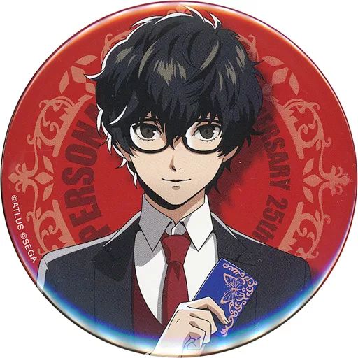 中古】バッジ・ピンズ 雨宮蓮(ペルソナ5) 缶バッジ 「セガ ラッキー