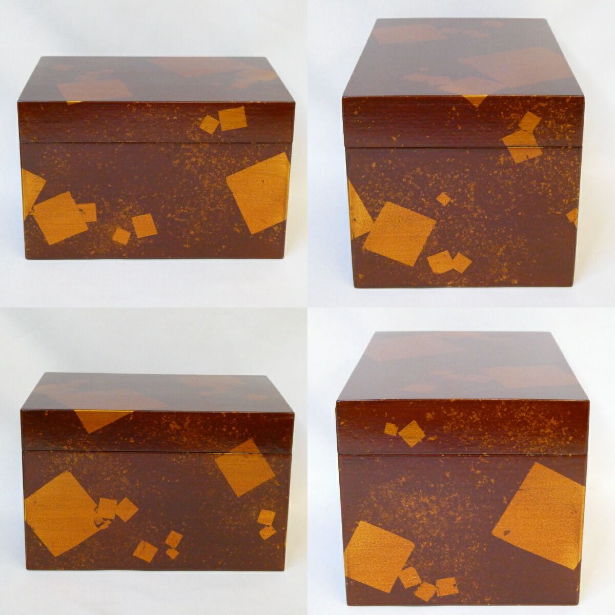 漆匠 鈴木表朔 作 利休形 両次 一組 共箱 本堅地塗器 茶懐石道具 美品