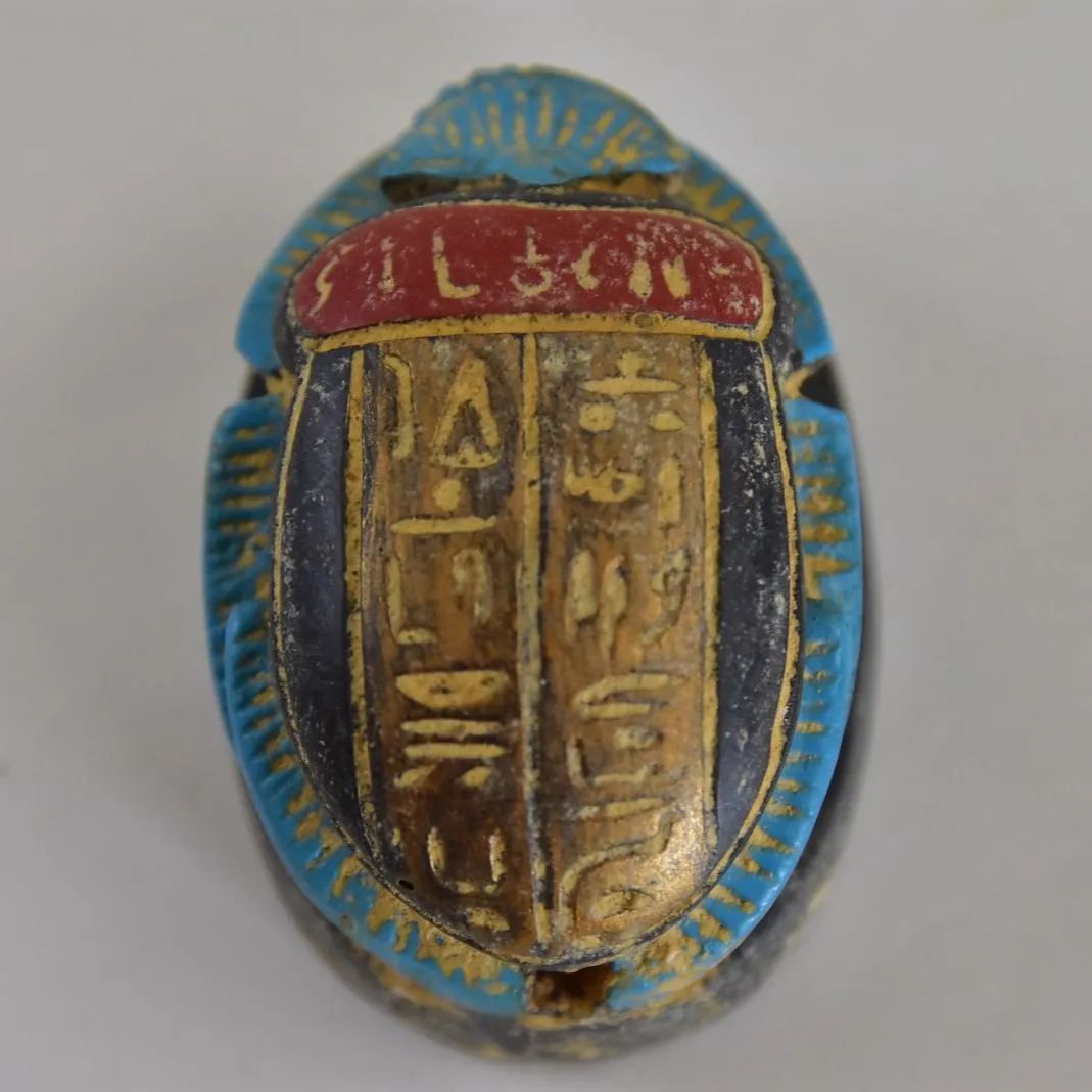 古代エジプト スカラベ(ケプリ神)のお守り 護符 フンコロガシ