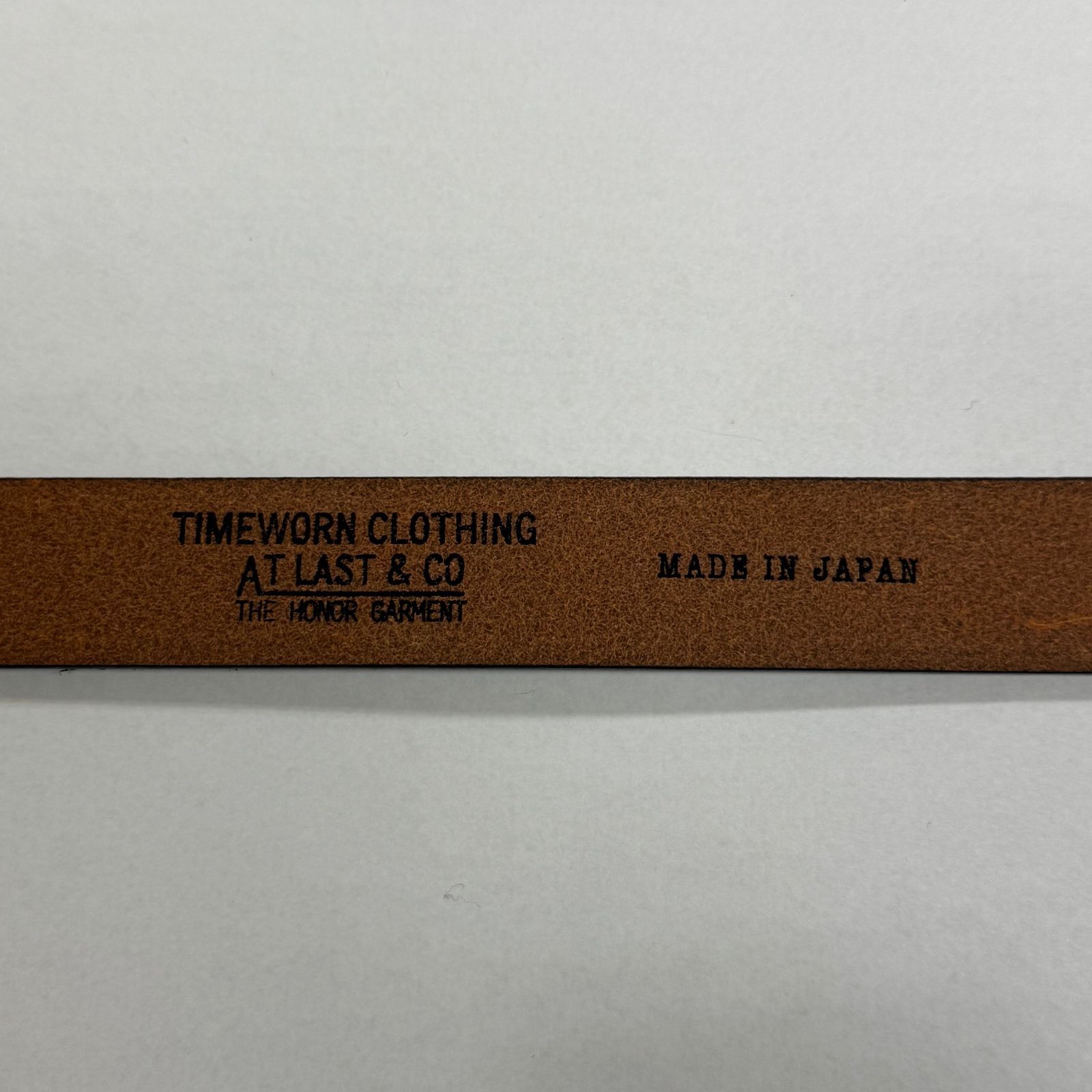 AtLast & Co. INITIAL BELT イニシャルベルト レザーベルト アット