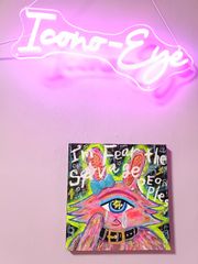 一点物アート】HURTS-嘆きのうさぎ-【A3サイズ. 現代アート - メルカリ