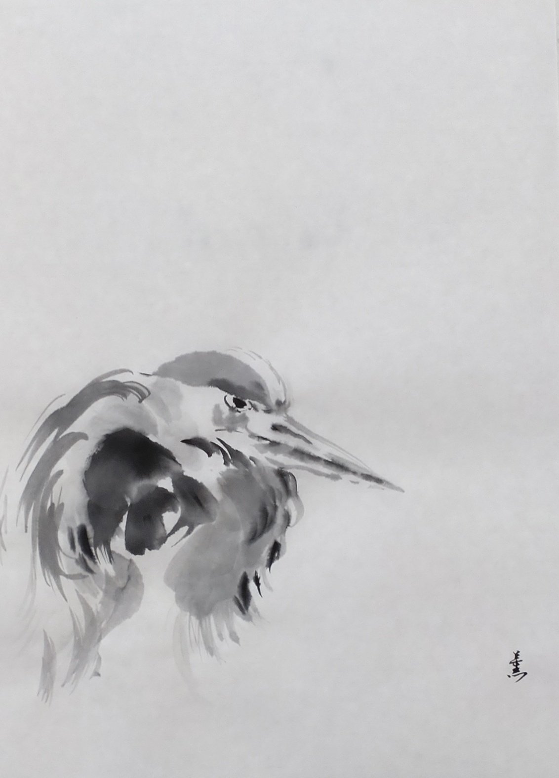 墨で鳥 ― そして誰もが鳥になった。｜KaoRu IsjDha