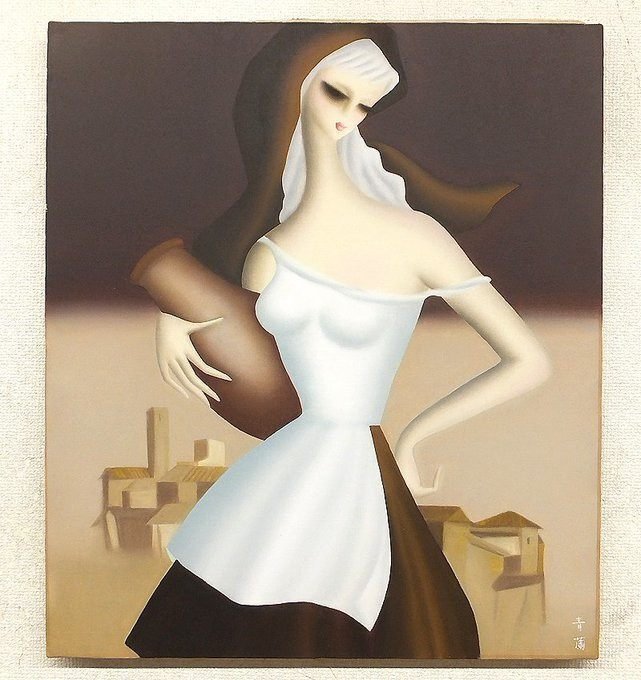 東郷青児に師事した洋画家・久下塚青蘭｜市井の人