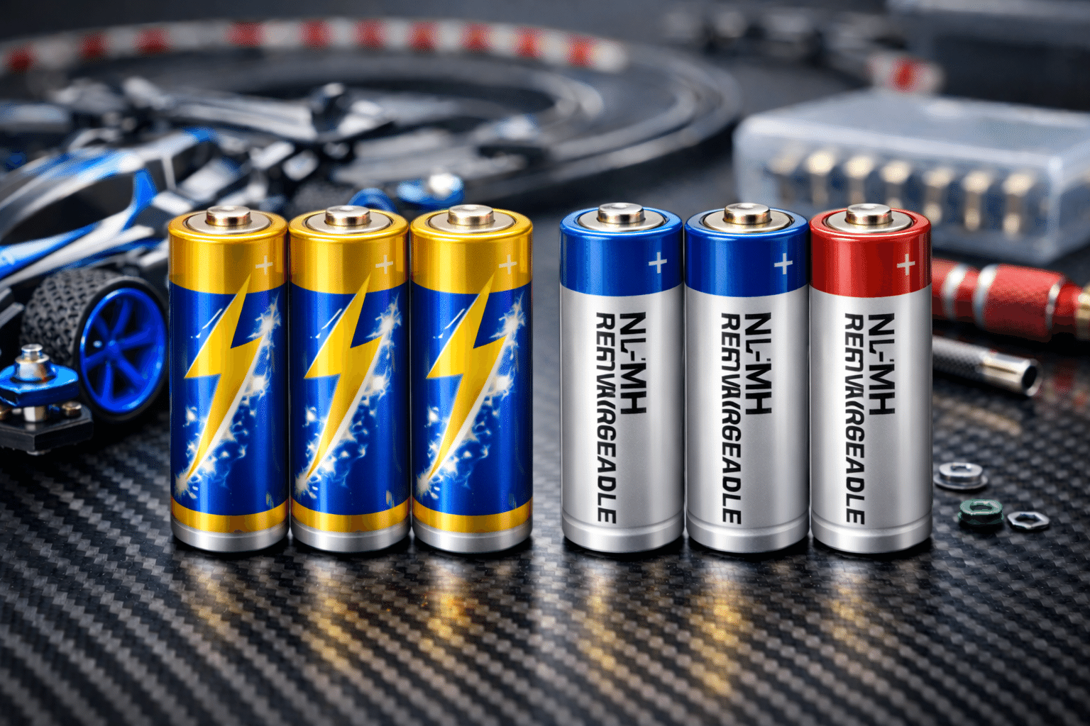 ミニ四駆のおすすめ電池比較！ネオチャンプとアルカリで「速さ」と
