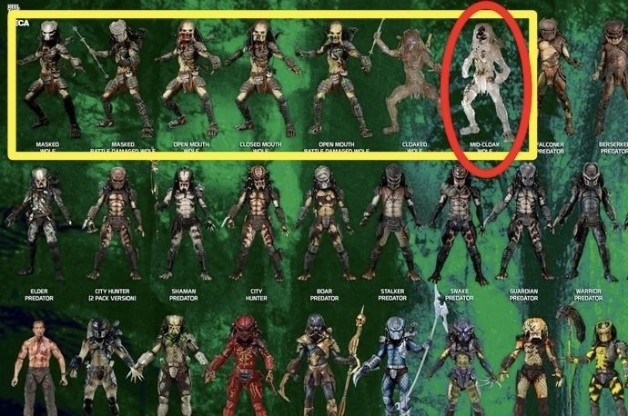 固定フィギュア…ではない！？】NECA ウルフプレデター ミッドクローク