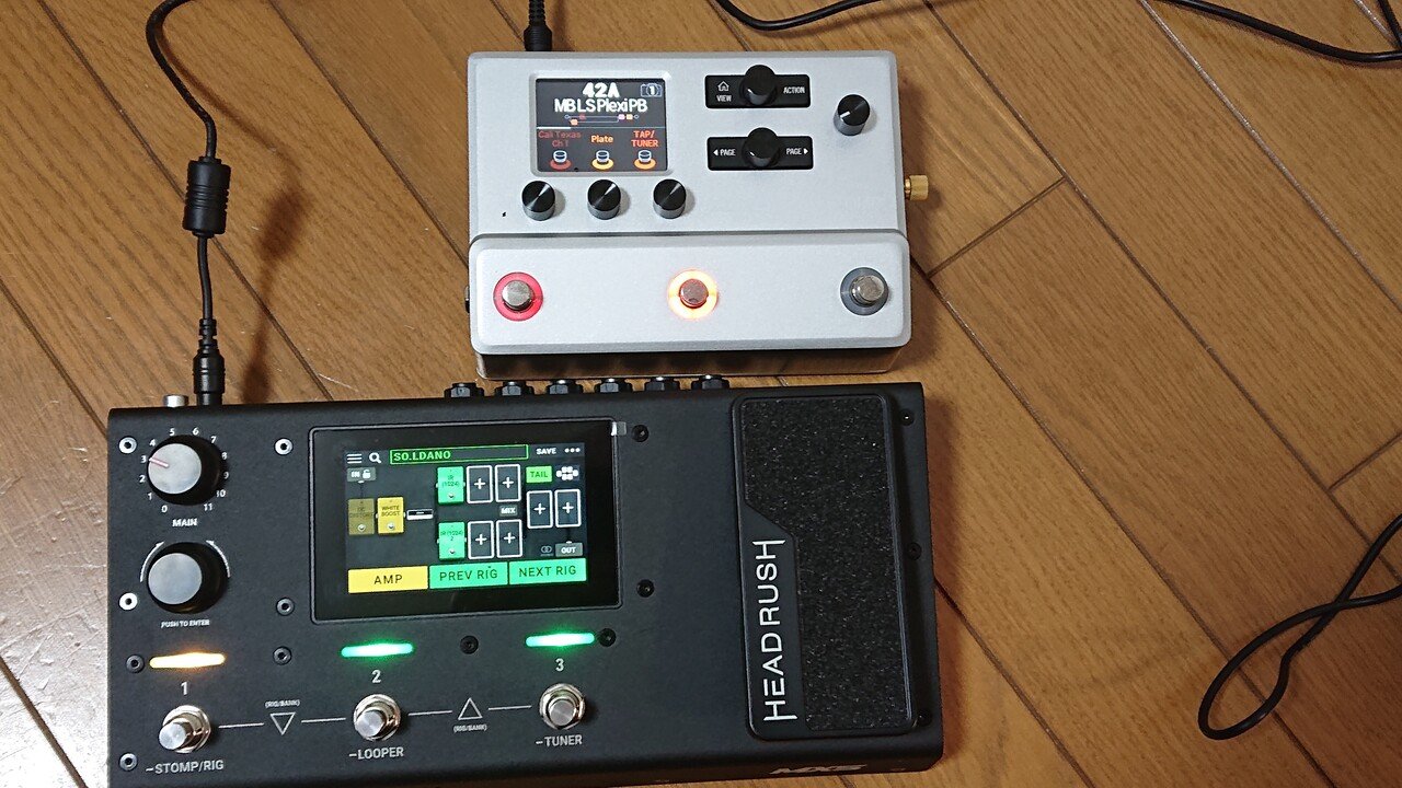 HEADRUSH MX5は最高のマルチエフェクターかもしれない｜本田あいる