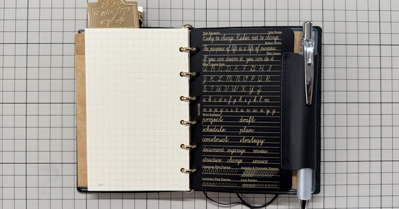 トラベラーズノートパスポートサイズ（TNP）をミニ6のシステム手帳化