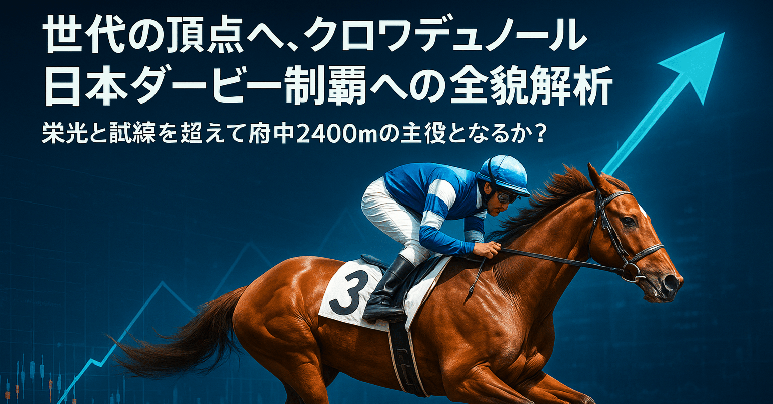 世代の頂点へ、クロワデュノール日本ダービー制覇への全貌解析 – 栄光