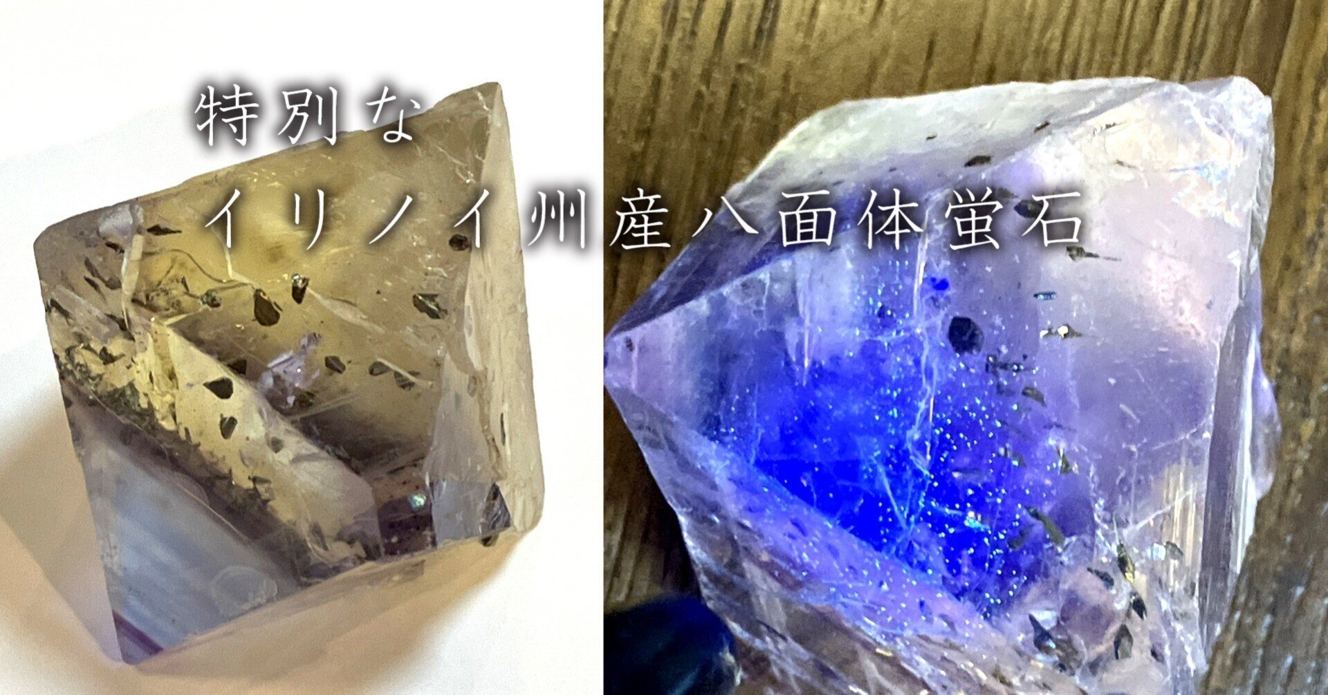 特別なイリノイ州産八面体蛍石｜さとうかよこ（きらら舎）