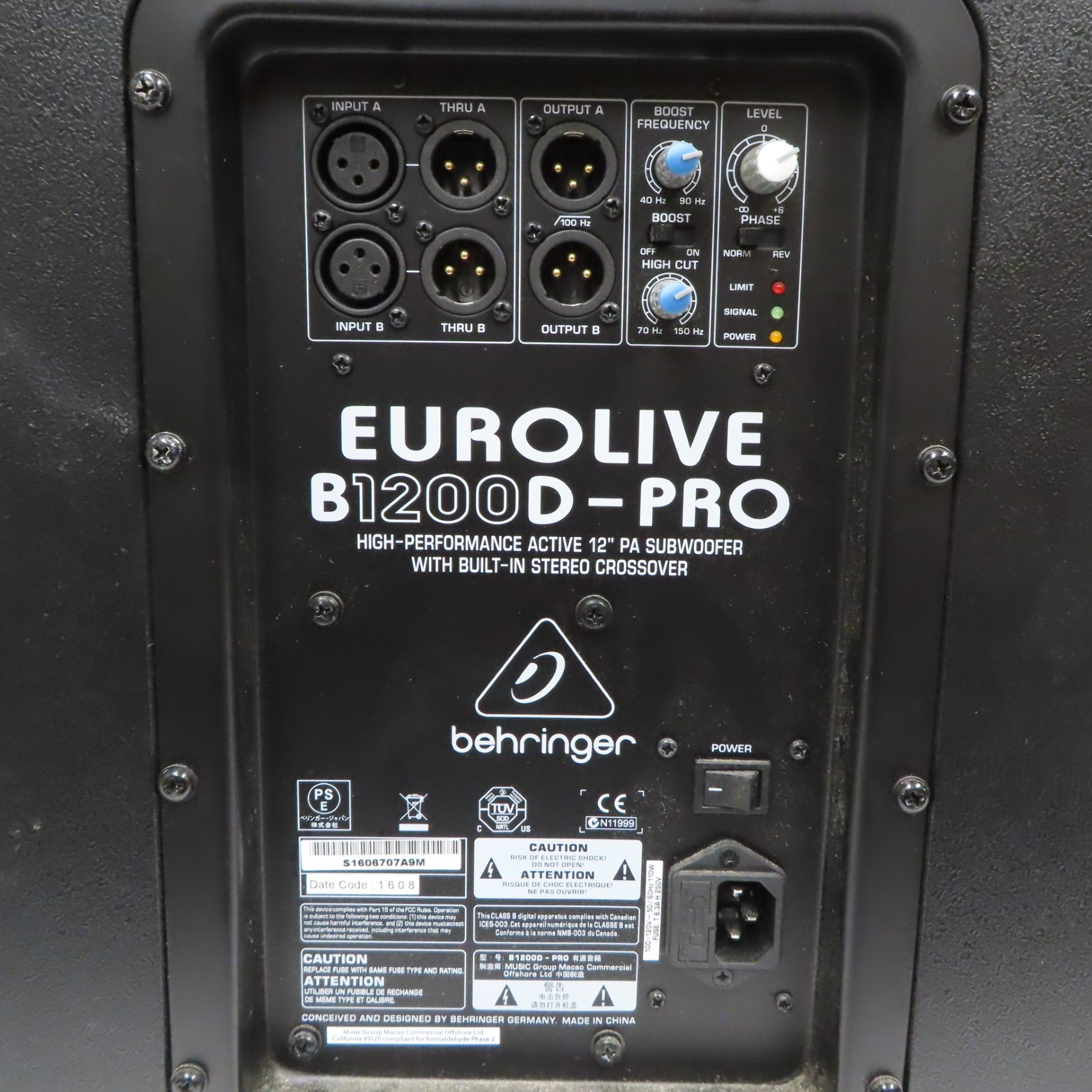 Behringer Eurolive B1200D-PRO 500W 12